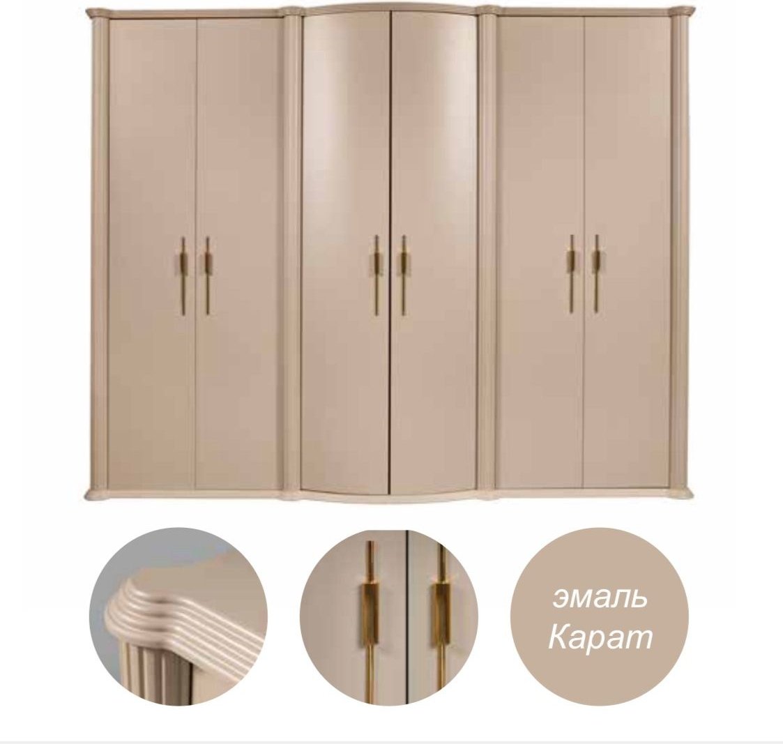 Распашной шкаф СлонимМебель Моника, 280x220х72 см, коричневый купить,NaN