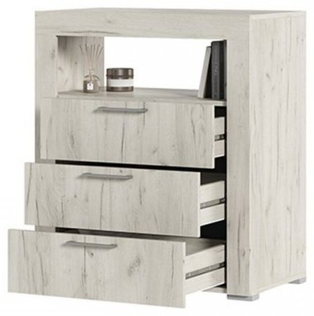Комод Стендмебель Гранд MGC12378, 80x45x92 см, серый купить,NaN