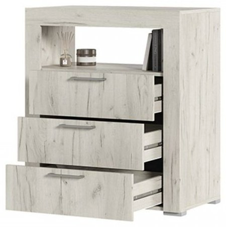 Комод Стендмебель Гранд MGC12378, 80x45x92 см, серый купить,NaN