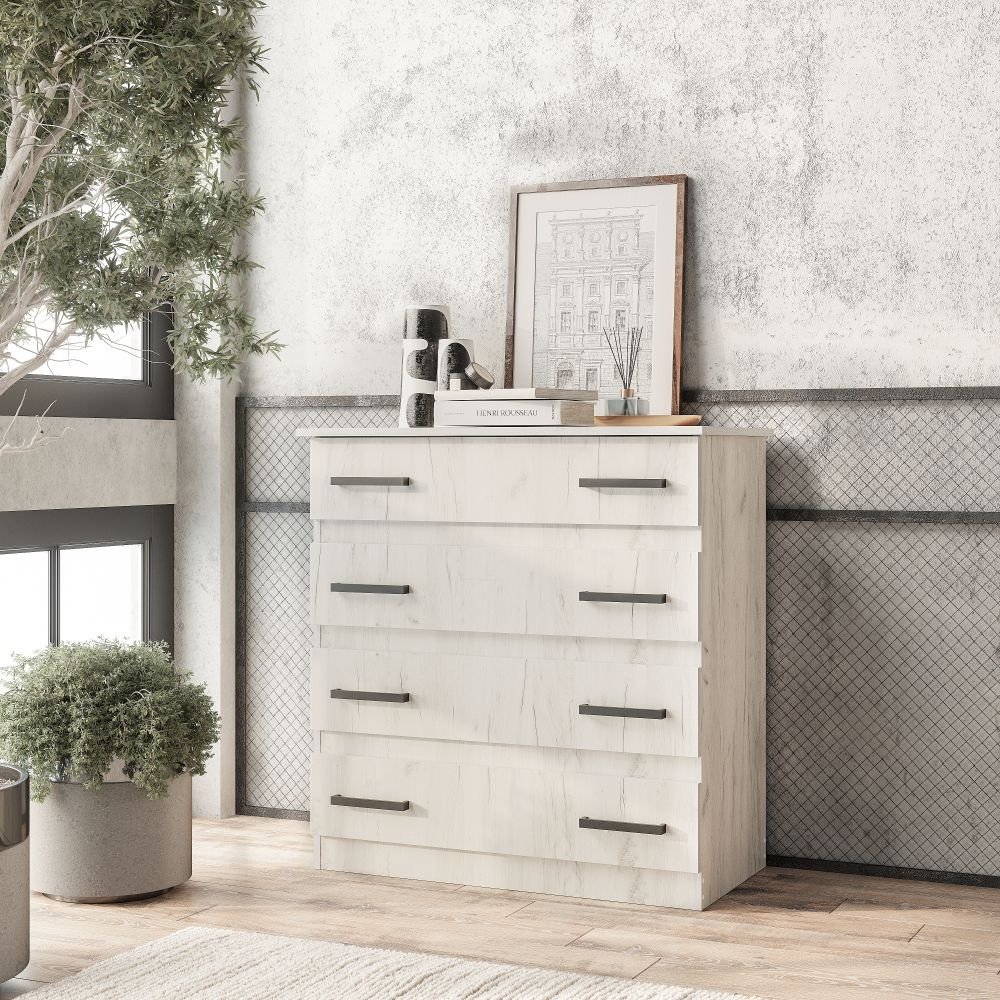 Комод BTS Стандарт, 88.2x46x91.6 см, светло серый купить,NaN
