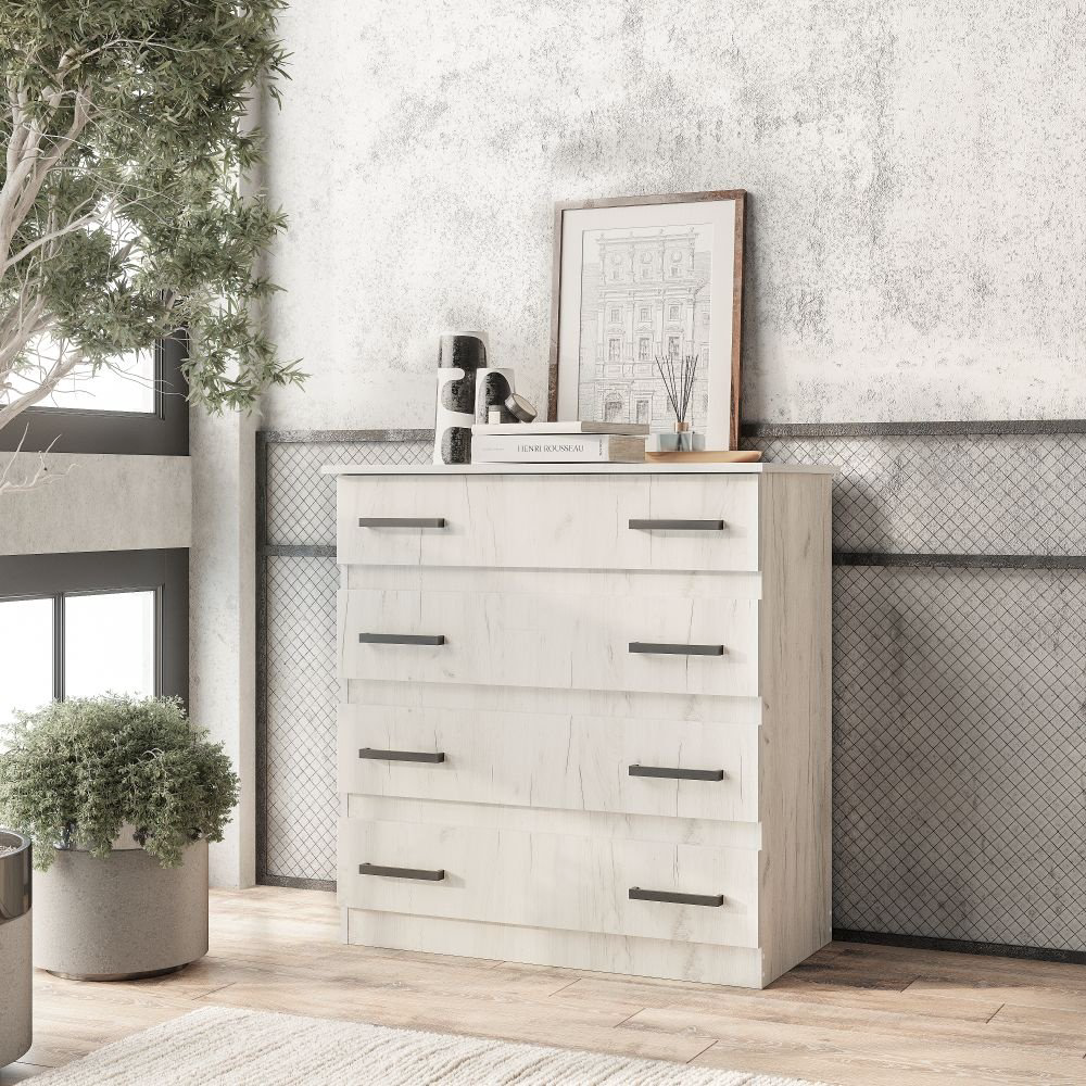 Комод BTS Стандарт, 88.2x46x91.6 см, светло серый купить,NaN
