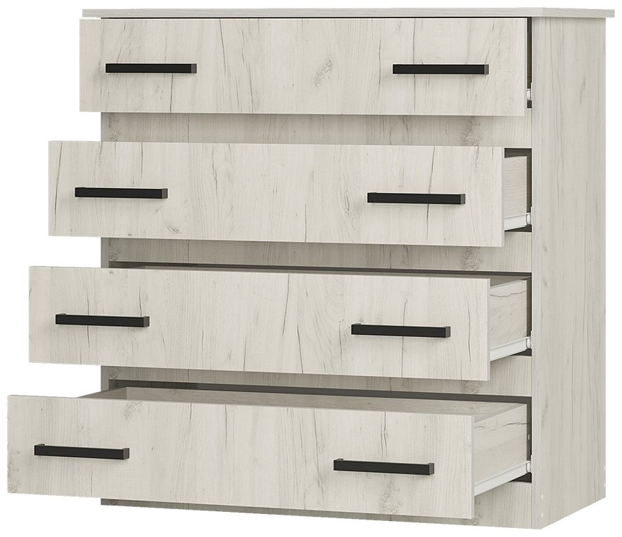 Комод BTS Стандарт, 88.2x46x91.6 см, светло серый купить,NaN