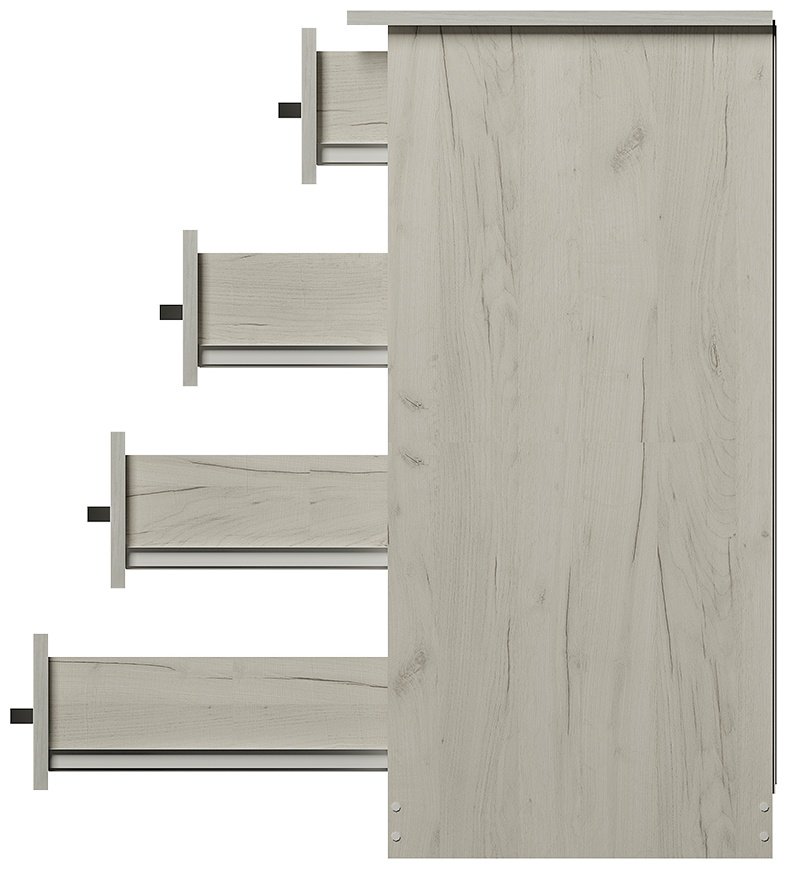 Комод BTS Стандарт, 88.2x46x91.6 см, светло серый купить,NaN