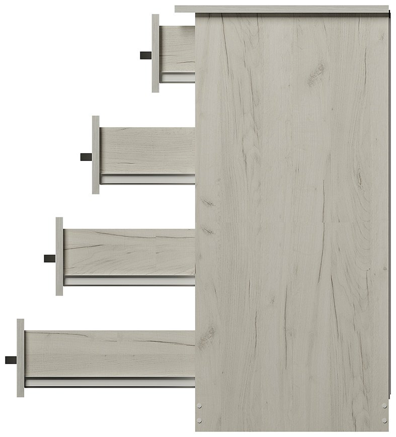 Комод BTS Стандарт, 88.2x46x91.6 см, светло серый купить,NaN