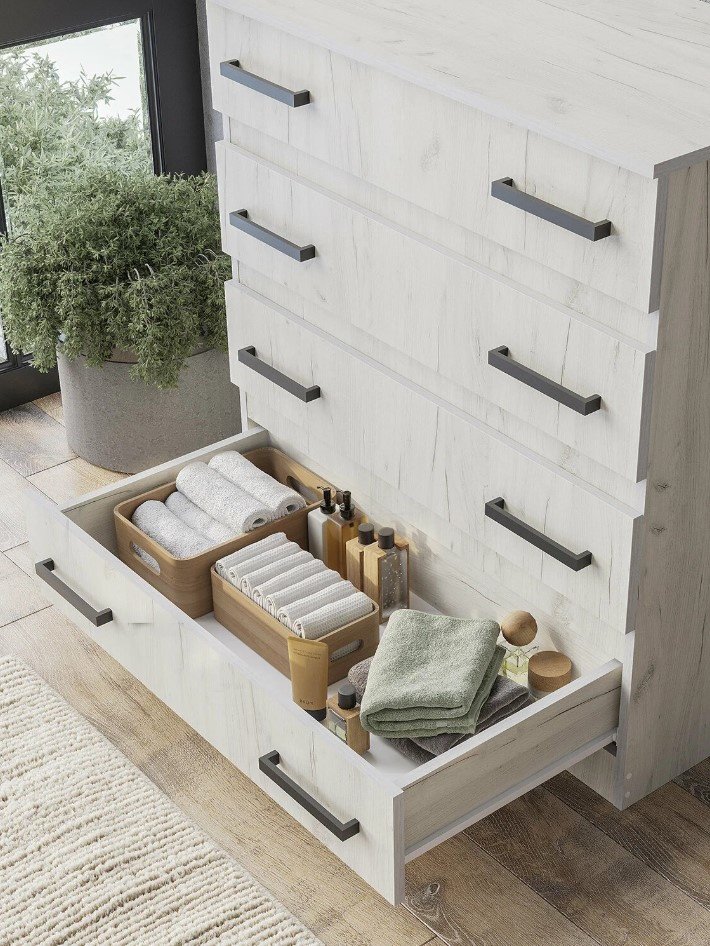 Комод BTS Стандарт 6, 88x46x91 см, светло серый купить,NaN