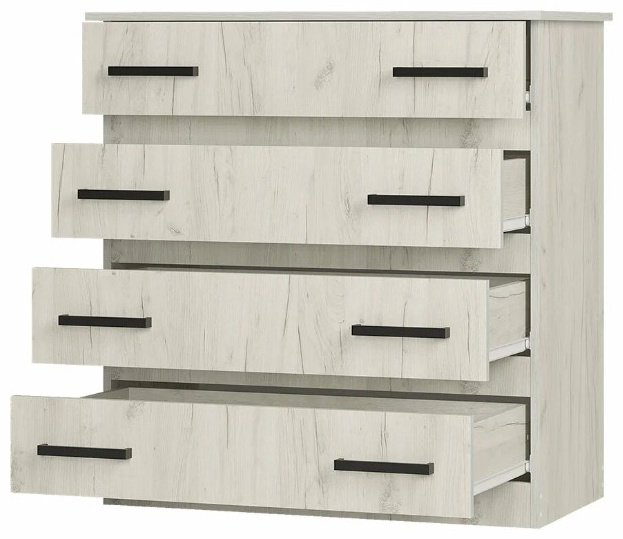 Комод BTS Стандарт 6, 88x46x91 см, светло серый купить,NaN