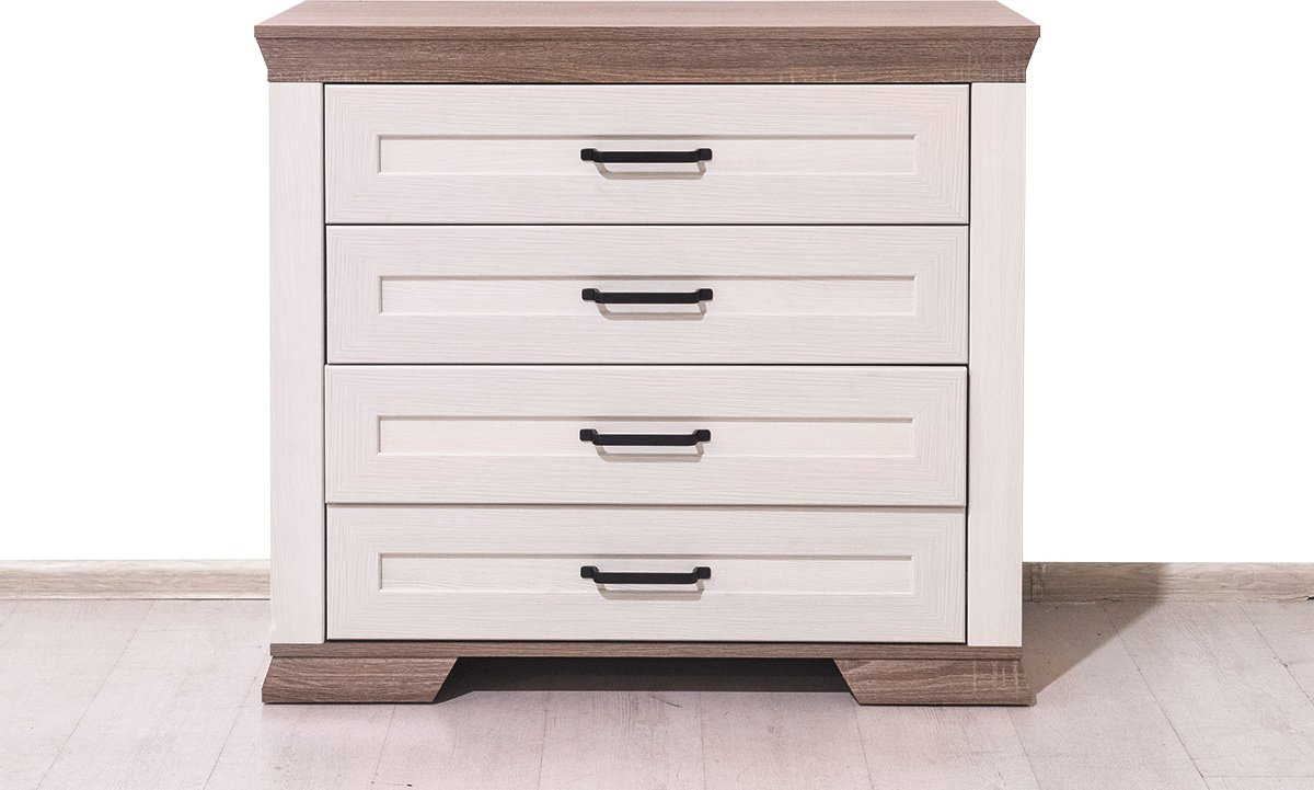 Комод BRW Брест MARSELLE, 98x45.5x90 см, коричневый, бежевый купить,NaN