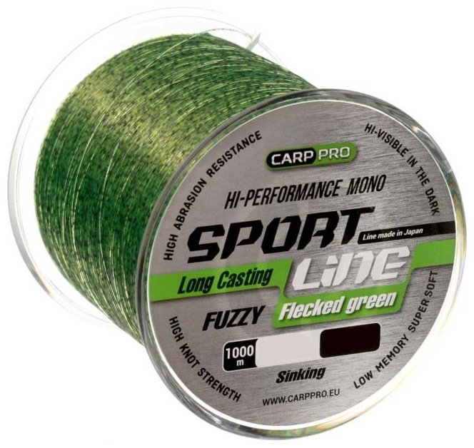 Леска CARP PRO монофильная CP2410-0286 0.286 мм зеленый купить,NaN