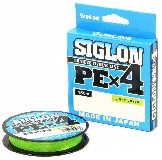 Леска Sunline плетеная Siglon PEx4 0.22 мм зеленый купить,NaN