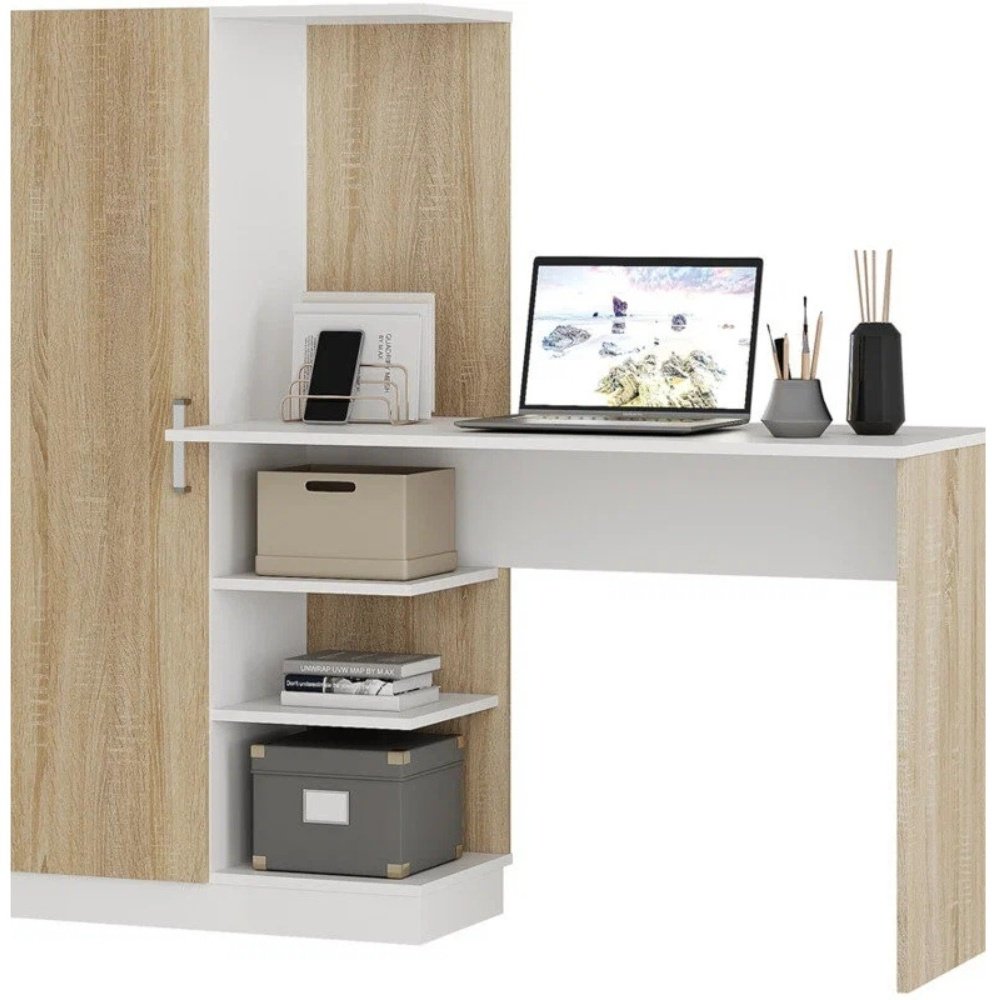 Стол письменный Трия Бейсик, 145х50x135 см, белый купить,NaN