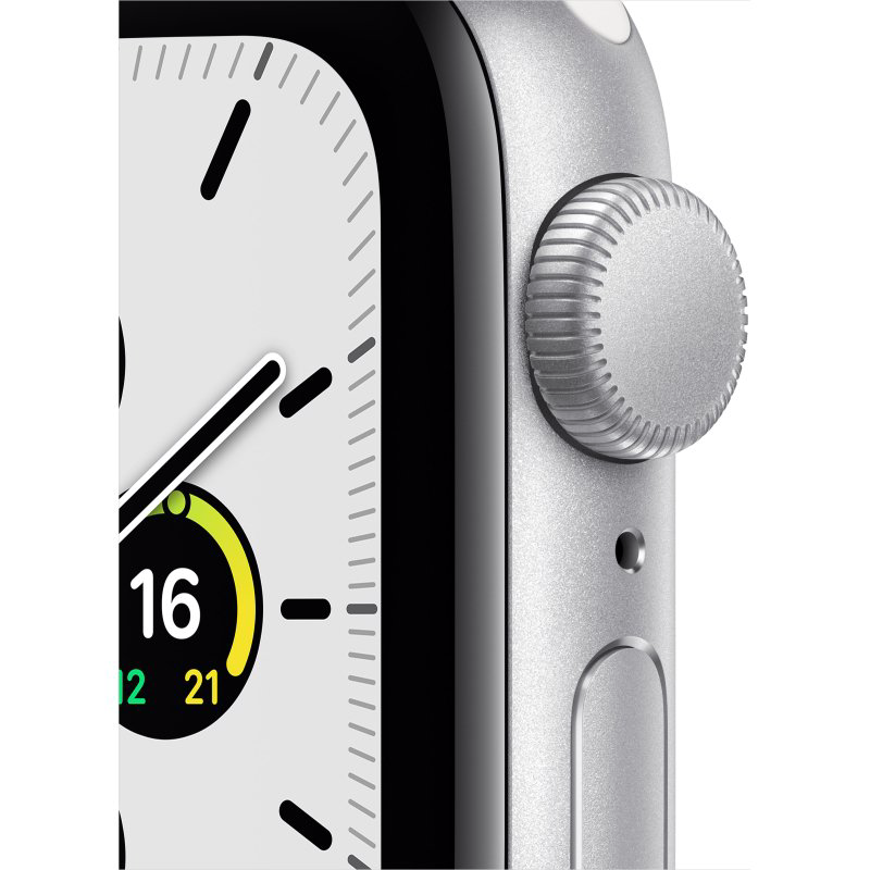 Смарт-часы Apple Watch Series SE 44mm MYDQ2 Sport Band White- Silver купить,NaN