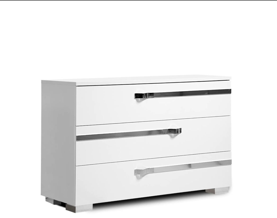Комод СлонимМебель Венеция, 100x47x81 см, белый купить,NaN