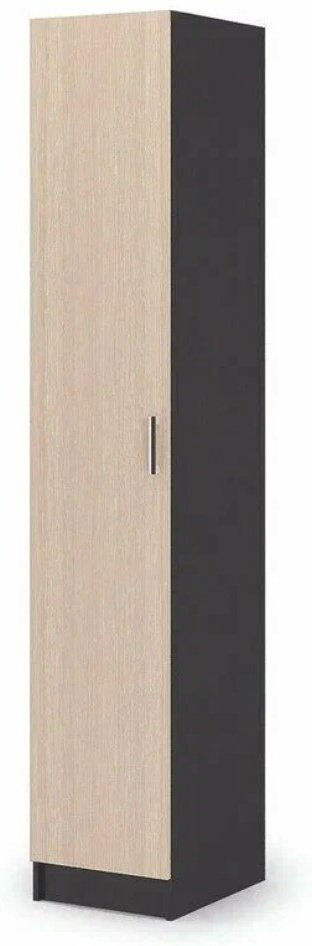 Шкаф-пенал Гармония СГ ПН 601, 40x220х50 см, бежевый, темно-коричневый купить,NaN