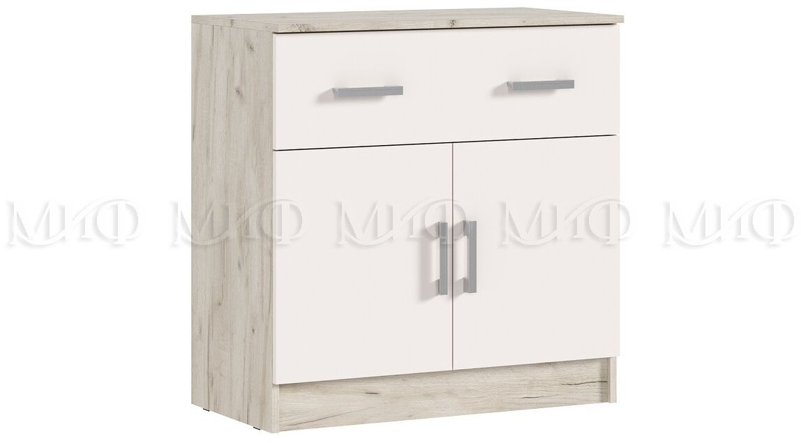 Комод МИФ Бася MGC12457, 80x43x81.6 см, белый, бежевый купить,NaN