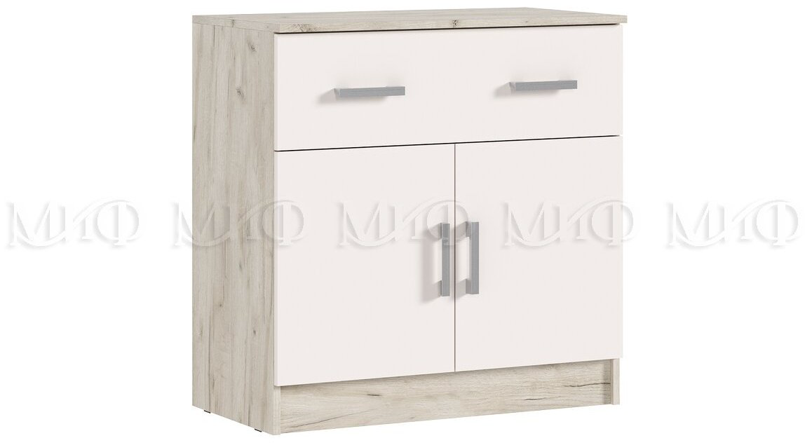 Комод МИФ Бася MGC12457, 80x43x81.6 см, белый, бежевый купить,NaN