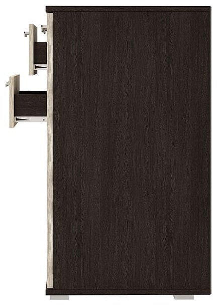 Комод BTS Стандарт, 120x46x82.8 см, бежевый, темно-коричневый купить,NaN