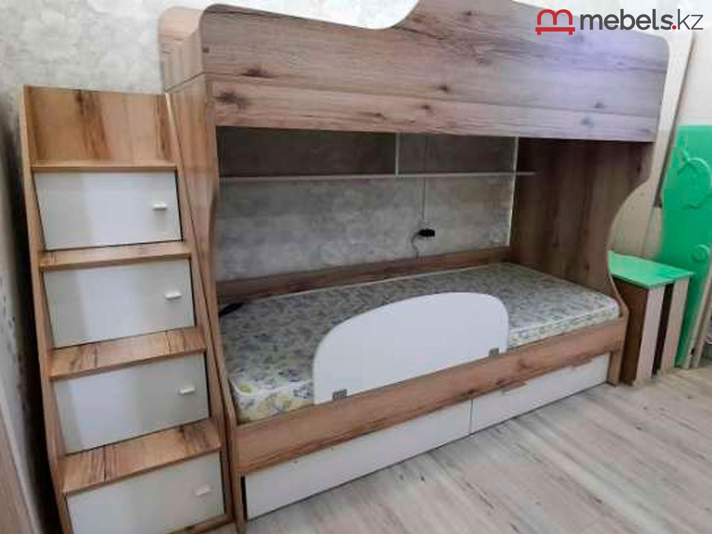 Комплект Mebels.kz Геометрия белый, коричневый купить,NaN