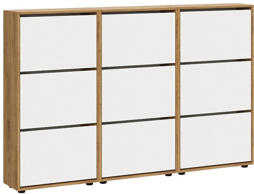 Обувница СВ Мебель 180x25x119 см, ЛДСП купить,NaN