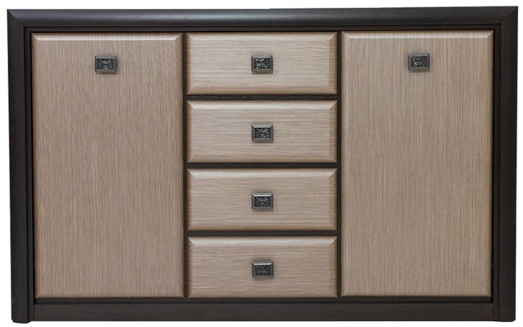 Комод Гербор KOM2D4S, 150x40x93.5 см, темно-коричневый купить,NaN