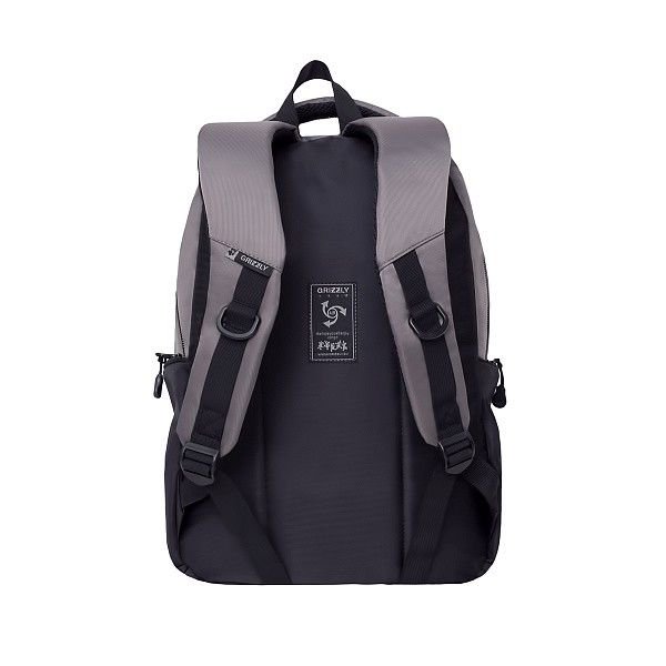 Рюкзак Grizzly 28х44х23см серый купить,NaN