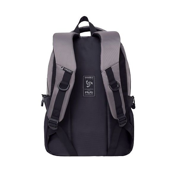 Рюкзак Grizzly 28х44х23см серый купить,NaN