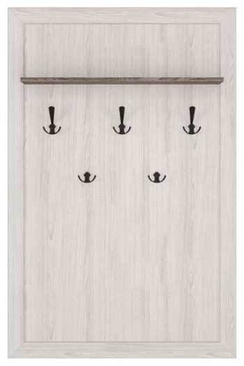 Вешалка настенная BUGA_478115, ЛДСП, 94.5x145 см, коричневый, серый купить,NaN
