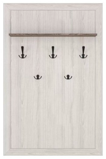Вешалка настенная BUGA_478115, ЛДСП, 94.5x145 см, коричневый, серый купить,NaN