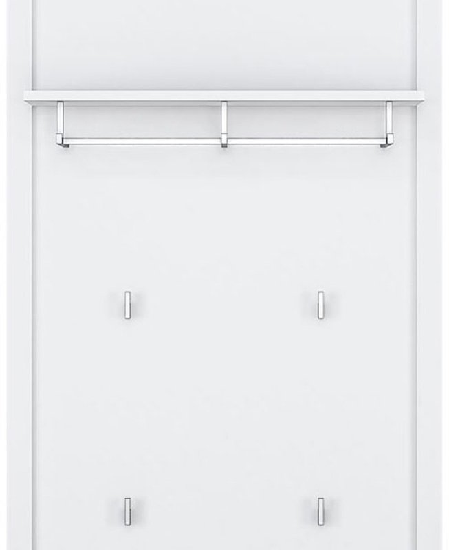 BRW Вешалка панель ЛДСП, 81x122 см, Хельга WIE/80 Белый купить,NaN