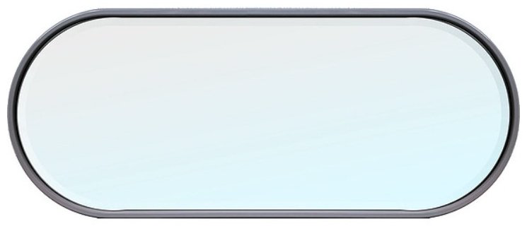 Зеркало настенное Пинскдрев 100x40 см купить,NaN