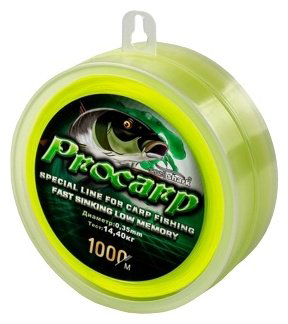 Леска EastShark монофильная 13100035 0.35 мм желтый купить,NaN