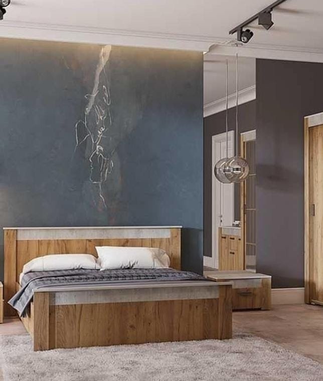 Кровать BTS Франк КР14 с настилом 160х200 крафт купить,NaN