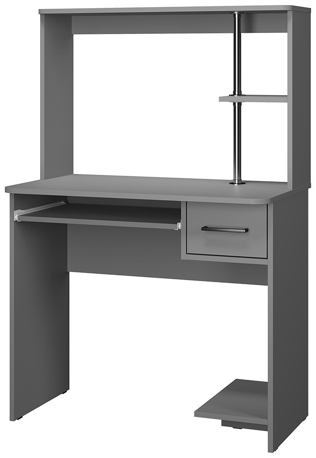 Стол компьютерный BTS Дебют, 87.5х40.2x132 см, серый купить,NaN
