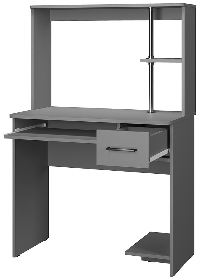 Стол компьютерный BTS Дебют, 87.5х40.2x132 см, серый купить,NaN