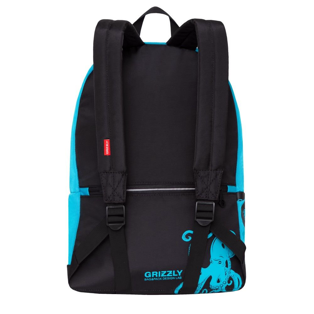  Рюкзак Grizzly Осьминог 30х44х15см голубой купить,NaN