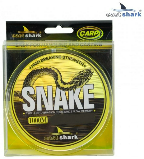 Леска EastShark монофильная 666134 0.34 мм желтый