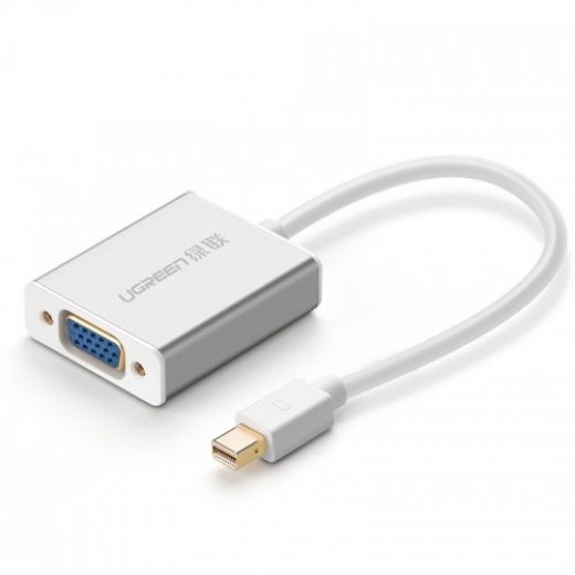Конвертер Ugreen mini DisplayPort на VGA 10403 белый