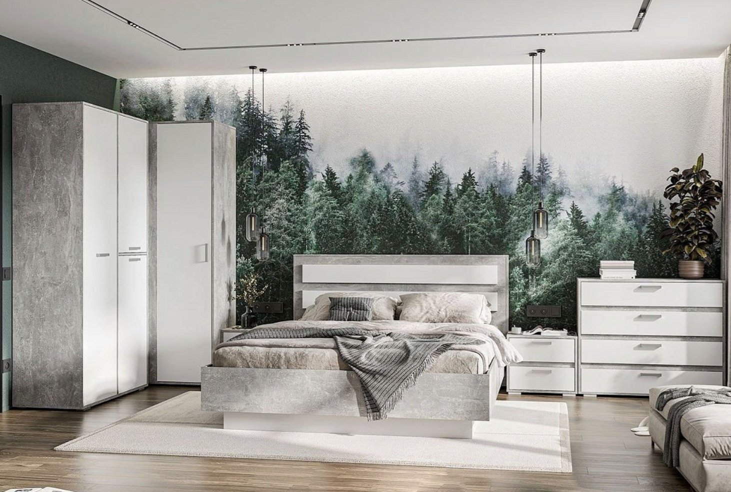 Тумба Денвер, 50x44.8x35.4 см, белый, серый купить,NaN