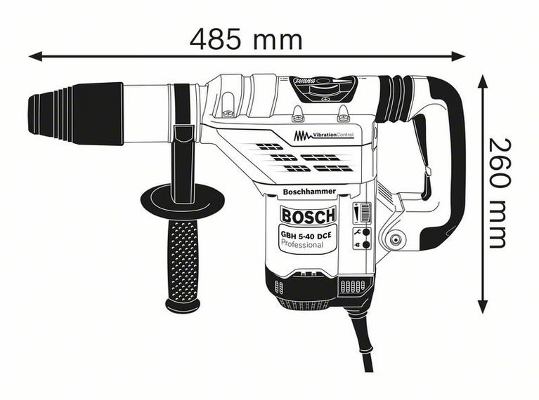 Перфоратор Bosch GBH 5-40 DCE Professional - ForteMarket Перфоратор Bosch GBH 5-40 DCE Professional купить,0