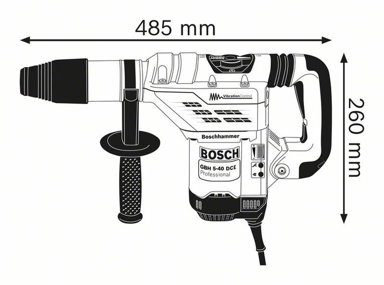 Перфоратор Bosch GBH 5-40 DCE Professional купить,NaN