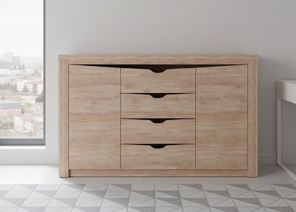 Комод Россия Комфорт Версаль 5, 160x43x100 см, светло-коричневый купить,NaN