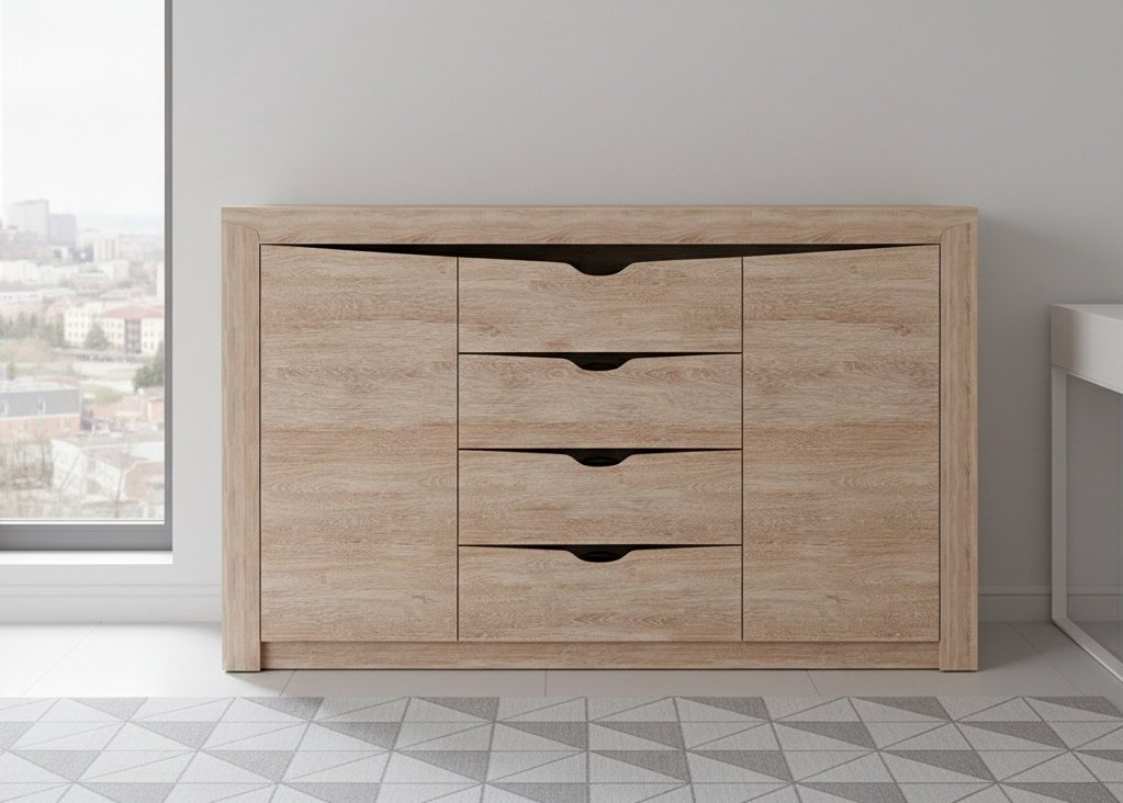 Комод Россия Комфорт Версаль 5, 160x43x100 см, светло-коричневый купить,NaN