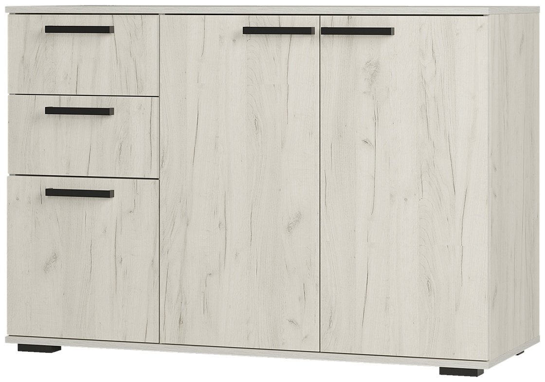 Комод BTS Стандарт, 120x46x82.8 см, бежевый, светло серый купить,NaN