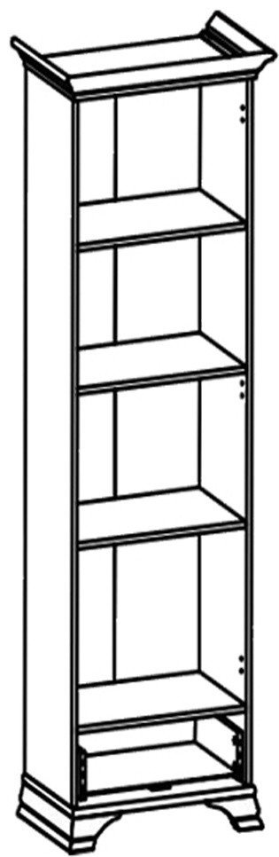 Кентаки - Шкаф REG1W1S, Белый купить,NaN