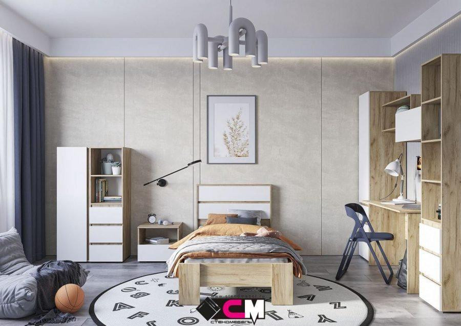 Детская кровать Стендмебель 391 Хелен кровать КР01, мультиколор - ForteMarket Детская кровать Стендмебель 391 Хелен кровать КР01, мультиколор купить,NaN