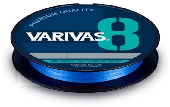 Леска Varivas плетеная 4513498120687 0.185 мм синий купить,NaN