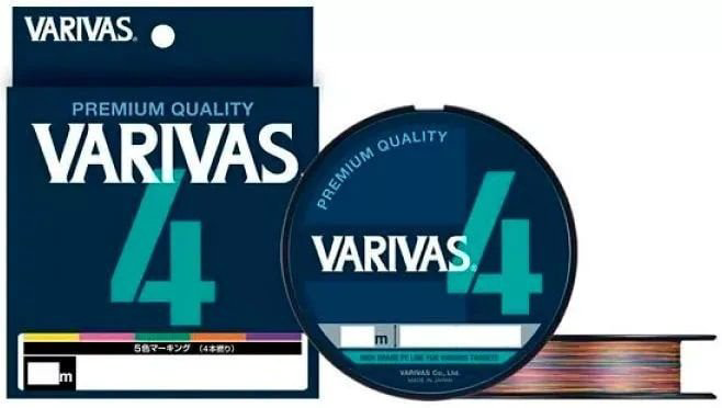 Леска Varivas плетеная 4513498120212 0.165 мм мультиколор купить,NaN