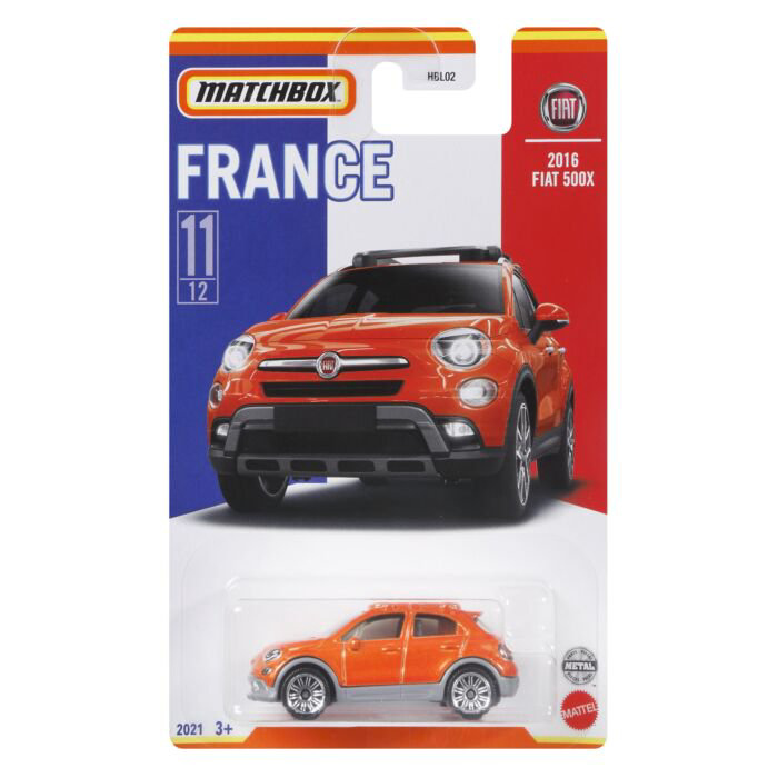 Машинка Mattel Matchbox Best of France-Fiat 500X 2016 купить,NaN