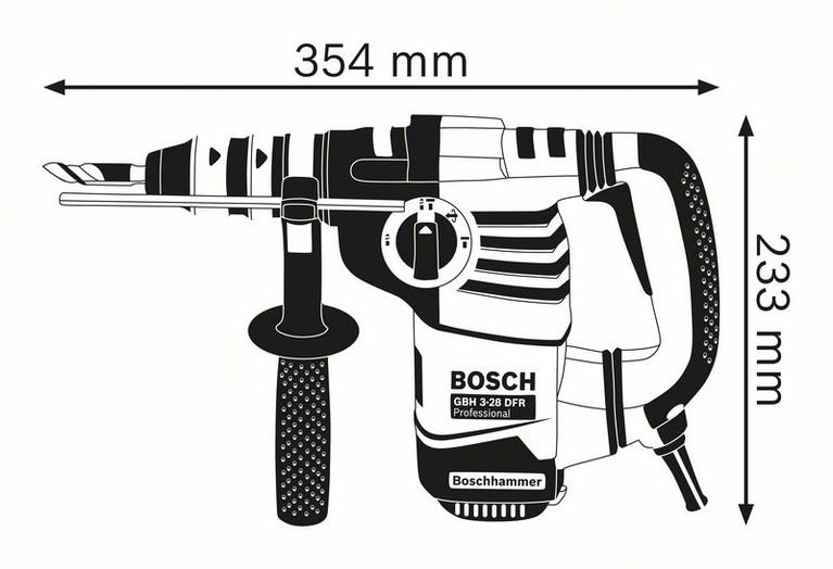 Перфоратор Bosch GBH 3-28 DFR Professional синий купить,217480