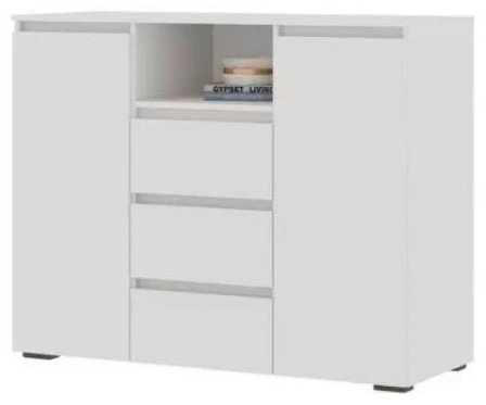 Комод Хелен КМ01, 120x46.5x96 см, белый купить,NaN