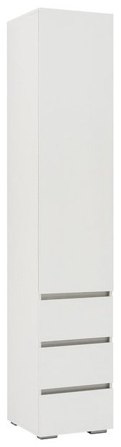 Распашной шкаф Хелен ПН 03, 40x210х46.6 см, белый купить,NaN